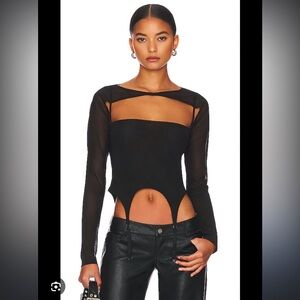 MIAOU Phoenix top black